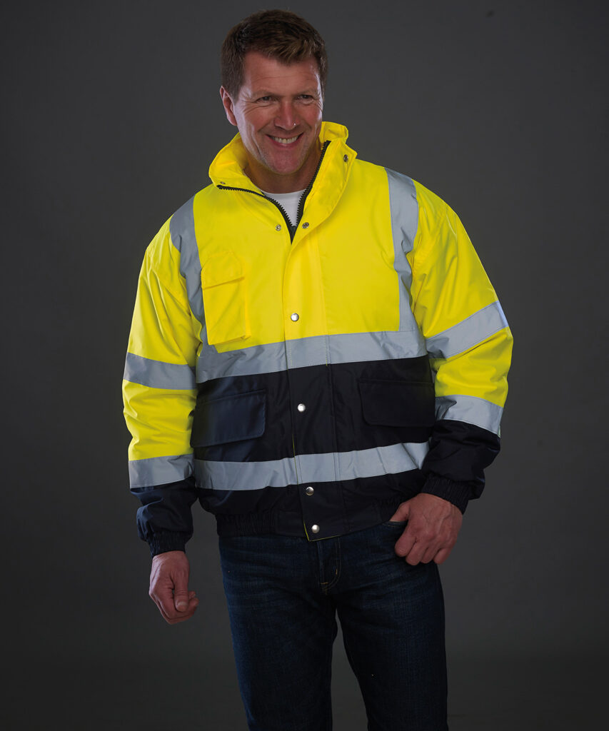 YK201 Hi-Vis 2 Tone Bomber Jacket Replaced by HVP218