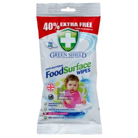 Anti-Bacterial Food Surface Wipes (70)