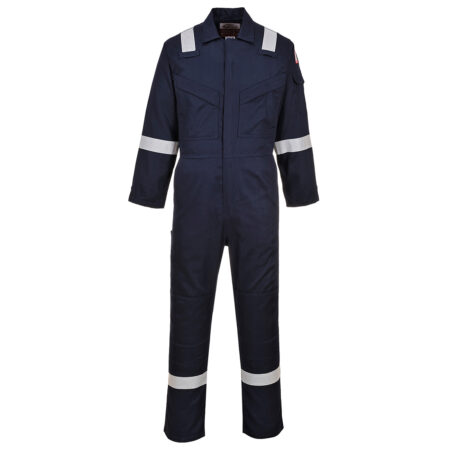 FR21 - Flame Resistant Super Light Weight Anti-Static Coverall 210g EN ISO 11612 A1+A2, B1, C1, E2,F1 EN ISO 11611 Class 1 A1+A2