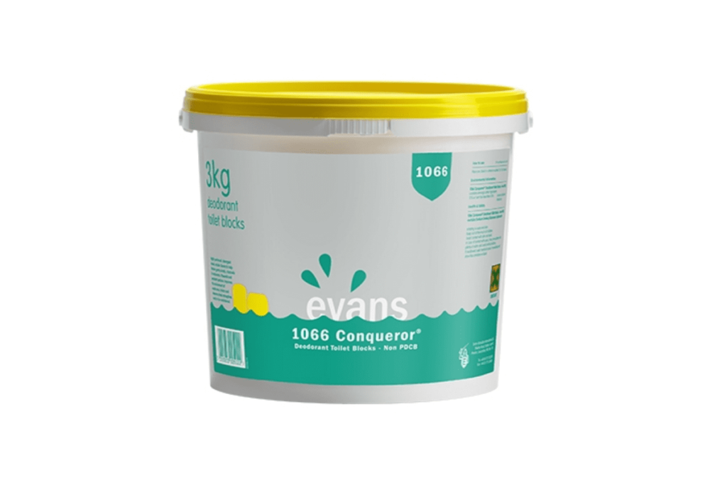 CD5954 Evans 1066 Conqueror Deodorant Toilet Blocks 3kg