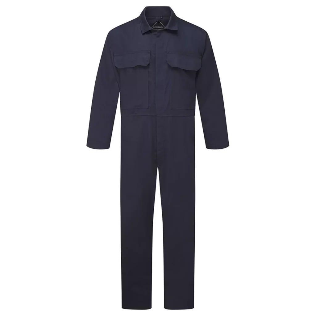 Weld-Tex® FR Basic Navy 320g flame retardant 100% cotton drill Coverall  A1+A2 B1 C1 F1
