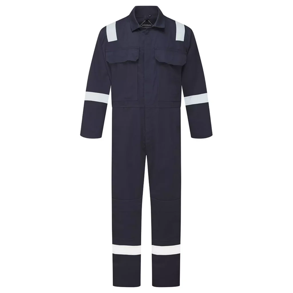 Weld-Tex® NAVY FR Standard Coverall EN ISO 11611:2015 Class 1, A1+A2 B1 C1 F1, Type B3