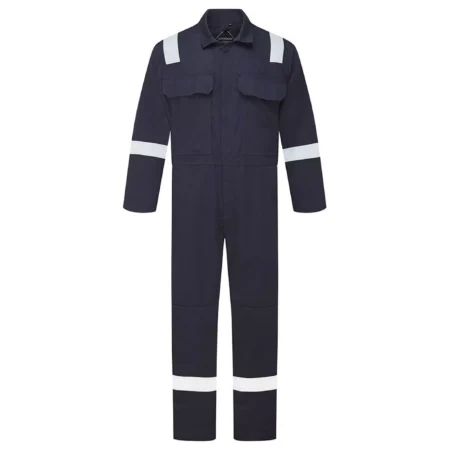 Weld-Tex® NAVY FR Standard Coverall EN ISO 11611:2015 Class 1, A1+A2 B1 C1 F1, Type B3