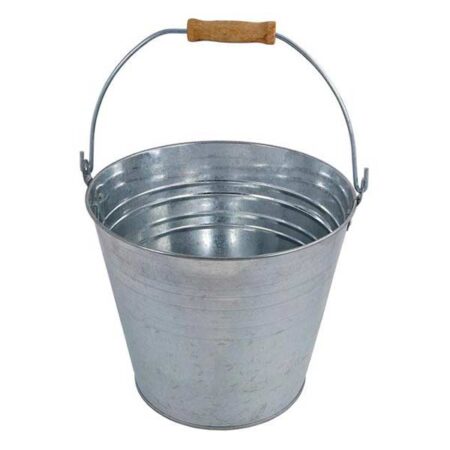 22042C - 12 Litre Galvanised Metal Bucket (Pack of 10)