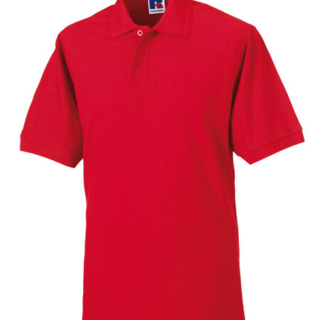 599M - Russell Hardwearing Polycotton Polo - Image 2