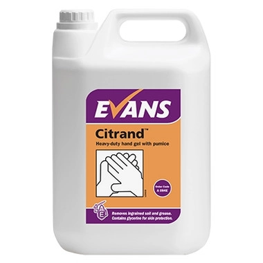 A207S - CITRAND HEAVY DUTY HAND GEL WITH PUMICE 1 X 5LTR