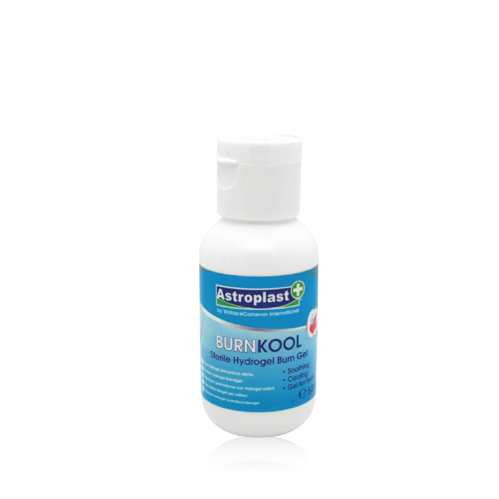 2207009   BURNKOOL BURN GEL 50ML Astroplast Burnkool Sterile Hydrogel – Squeeze Bottle for Immediate Burn Relief.