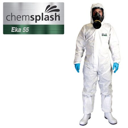 EKA55 - (55gsm) Laminated Coverall Type 5B/6B - White