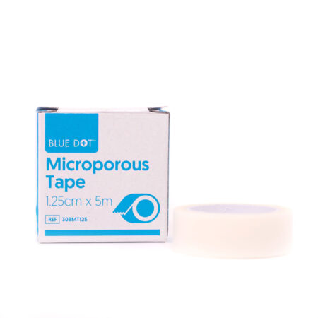 12832  MICROPOROUS TAPE Blue Dot Pack of 6