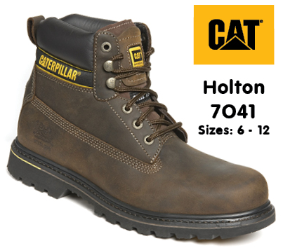 7041 - Holton Brown Leather Goodyear Welted Safety Boot