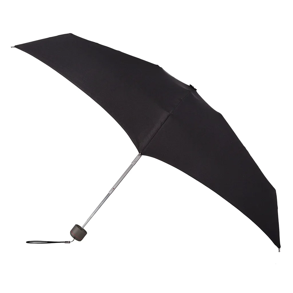 0319192 - Taylor & Ward Black Folding Umbrella With Cover 42"