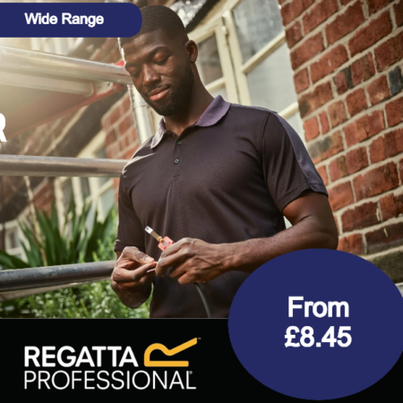 TRS174 Regatta Contrast Quick Wicking Polo Shirt 100% quick dry Polyester