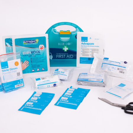 T7T8 TRAVEL AND MOTORING FIRST AID KITS - BS 8599-1:2019 COMPLIANT Blue Dot
