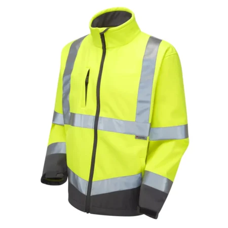 SJ01-Y - Buckland ISO 20471 Class 3 Softshell Jacket Yellow