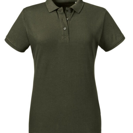 R539F Russel Ladies' Polo Organic Cotton - Image 5