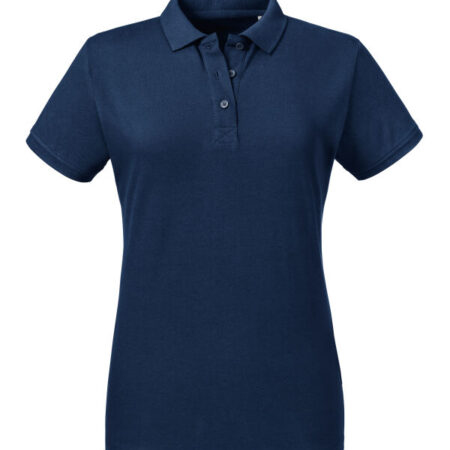 R539F Russel Ladies' Polo Organic Cotton - Image 4