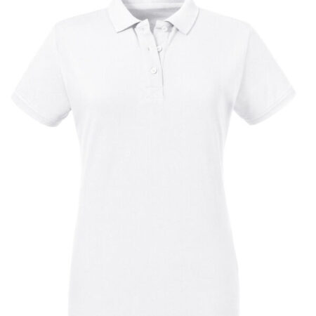 R539F Russel Ladies' Polo Organic Cotton - Image 2