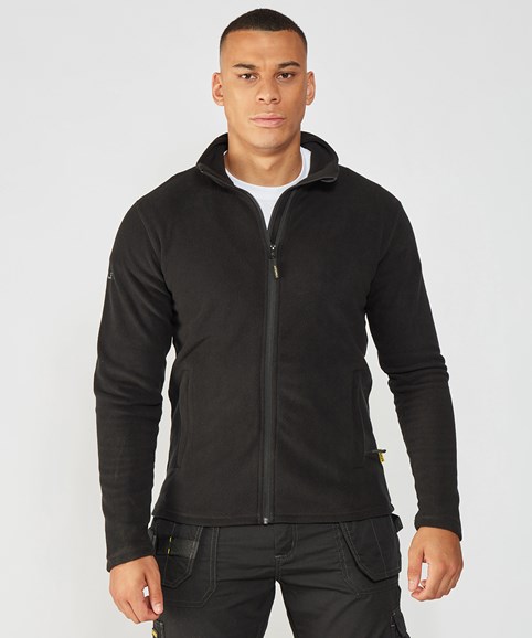 STANLEY SY023 Dixon zip-through microfleece- ideal for layering, when working outside/on-site during colder months.