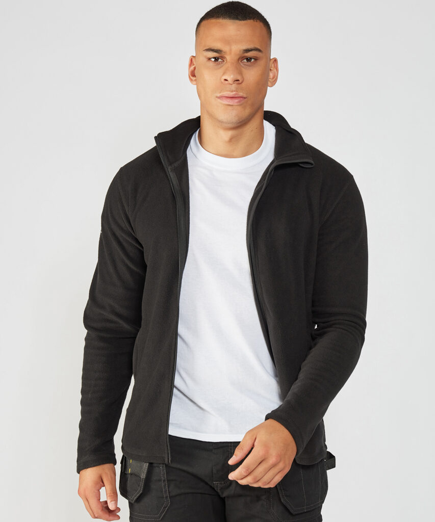 STANLEY SY023 Dixon zip-through microfleece- ideal for layering, when working outside/on-site during colder months.