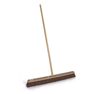 102893 36" Platform Broom Stiff Bristles & 59" Handle