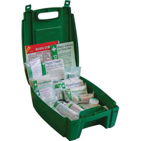 K3031SM - Evolution British Standard Compliant Workplace First Aid Kit in Green Case Small, Medium or Large
