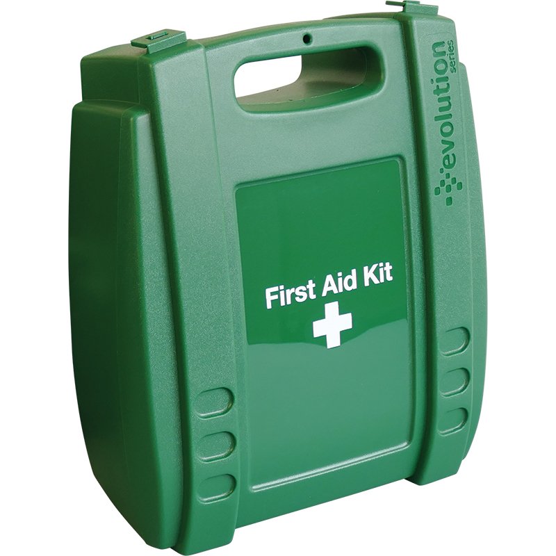 K3031SM - Evolution British Standard Compliant Workplace First Aid Kit in Green Case Small, Medium or Large - Image 2