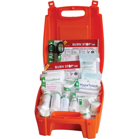 K3032SM - Evolution British Standard Compliant Workplace First Aid Kit in Orange Case Small, Medium or Large - Image 2