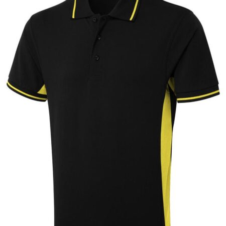Two Tone Polo Shirt 50% Polyester, 50% Cotton 200GSM-UC117 - - Image 3