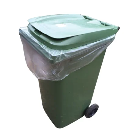 CLWBL - Clear Wheelie Bin Liners Case of 100