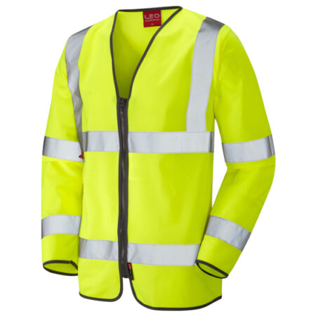 Brayford EN 471 Class 3 LFS Sleeved Zip Waistcoat Yellow