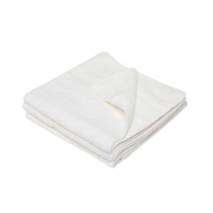 Vikan Disposable microfibre Cloth White Microfibre Cloths for General Cleaning, Wet/Dry Use, Box of 20, 120 x 120mm,