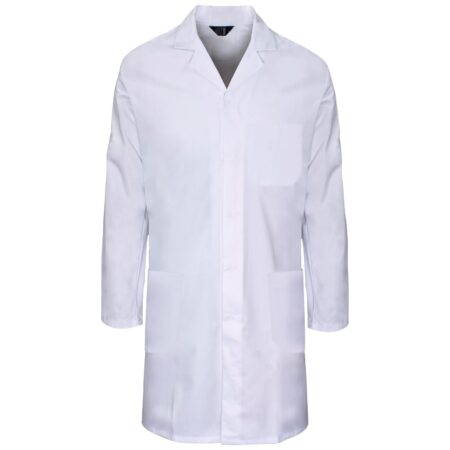 57001 - Polycotton Lab Coat White