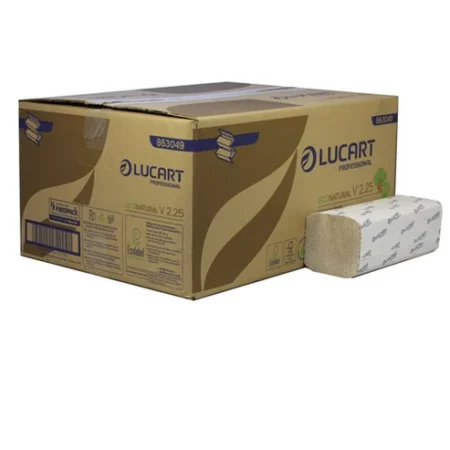 863049E - "V" folded towels EcoNatural V 2.25 -  863049E