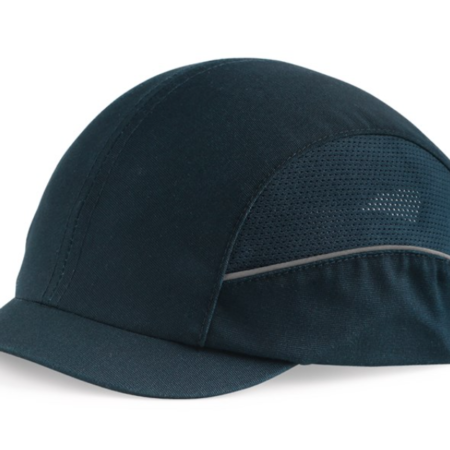 HPBC/PREM-MP Premium Bump Cap with 2.5cm Micro-Peak Excellent Breathability Black and Navy - Image 2