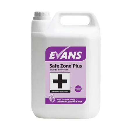 CD661 - Evans Safe Zone Plus Virucidal Disinfectant 5 Litre RTU