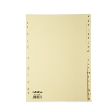 DV1485X - Initiative Divider A4 Manilla A-Z Buff 190gsm