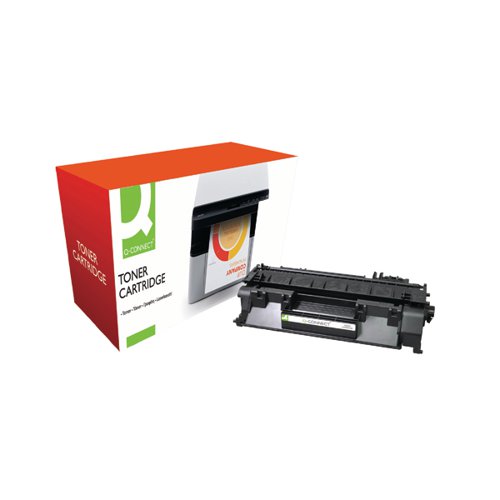 CE505A - Q-Connect Compatible Solution HP 05A Black Laserjet Toner Cartridge