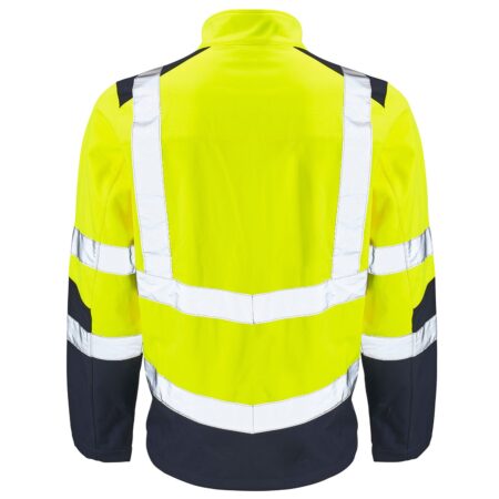 1051491 - Supertouch Hi Vis 2 Tone Yellow Softshell Jacket - Image 2