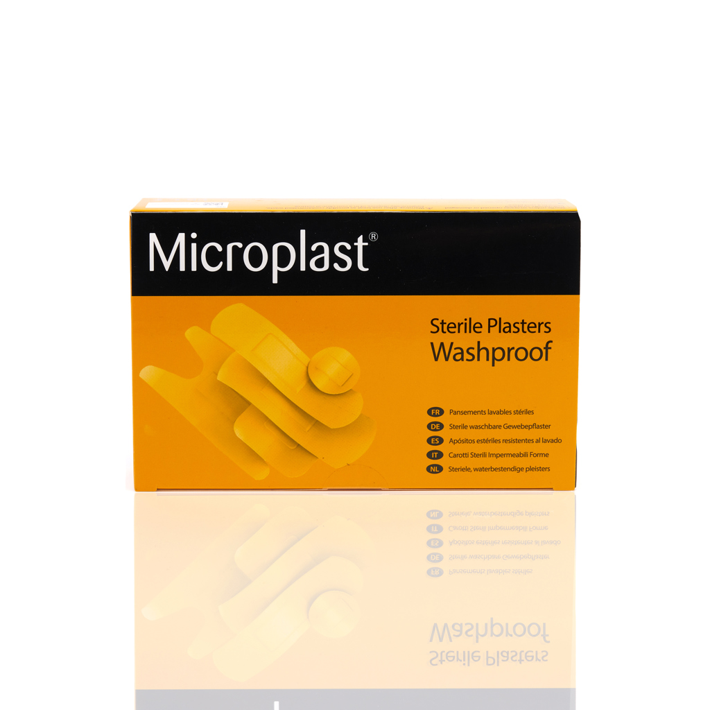 Microplast Assorted Washproof Plasters (Box 100)