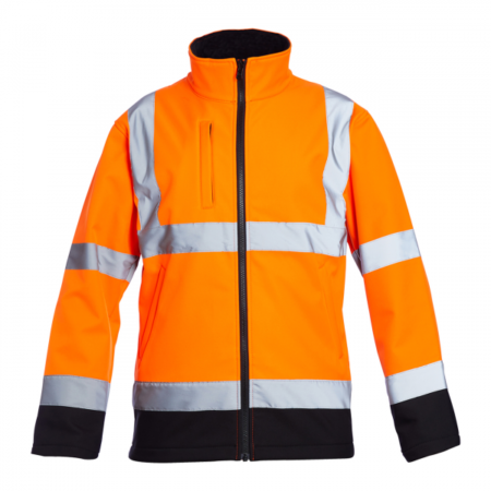 8150003 - Blackrock's HI-VIS SOFT SHELL JACKET ORANGE