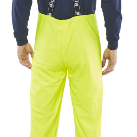 Fire Retardant Anti-static Bib Saturn Yellow - Image 2