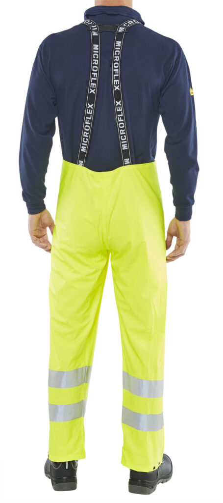 Fire Retardant Anti-static Bib Saturn Yellow