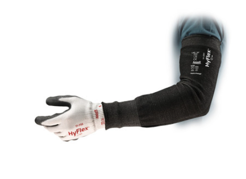 Ansell Hyflex 11-250 Narrow Black Cut B Sleeve (12″, 16″)