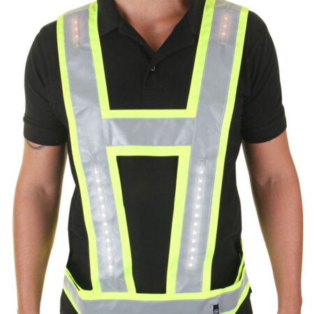 LVH009 - HARNESS S/Y WITH RED LIGHTS SHOULDER AND BACK