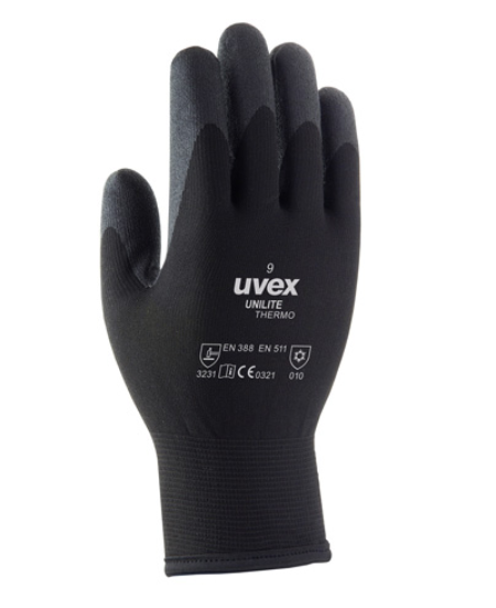 Uvex Unilite Thermo Glove Black