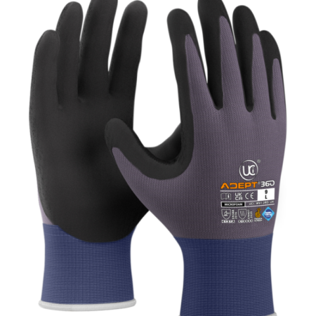 ADEPT® 360, MICROFOAM PALM £1.95/pair sold in packs of 12