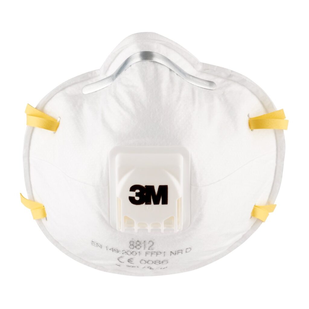 3M 8812 - FFP1 Valved dust/mist respirator.