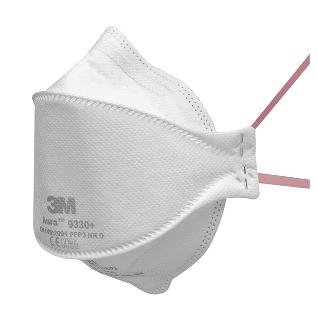 3M AURA 9330 FFP3 Unvalved Respirator Face Mask (x20)