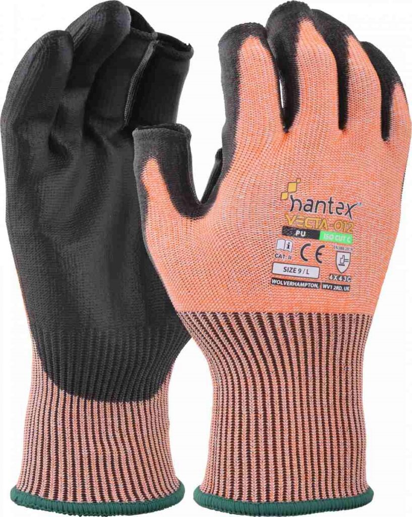 HANTEX-VECTA-12 - HANTEX® VECTA-12 - ORANGE Cut C £3.29/pair sold in packs of 10
