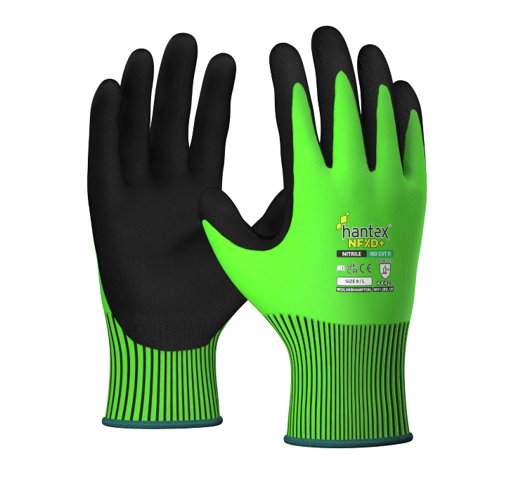 HANTEX-NFXD - PREMIUM ISO CUT D NITRILE FOAM